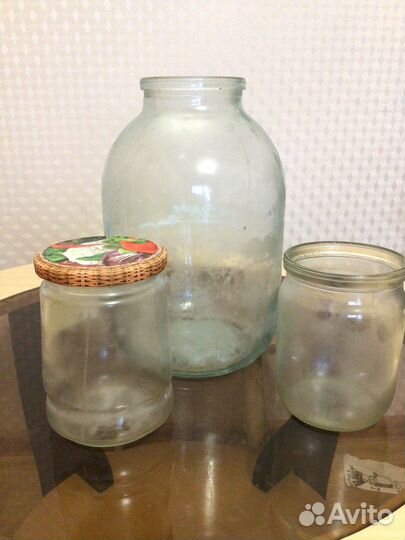 Стеклянные банки 3 л,0.5 л,0.6 л,0.4 л