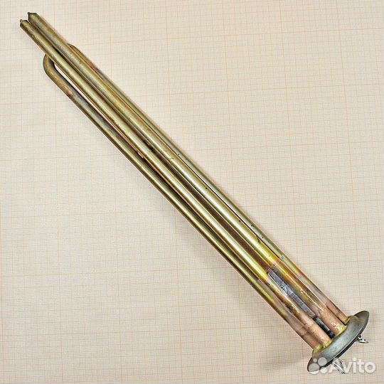 Тэн для водонагревателя,1500W+1000W, медь, резьба