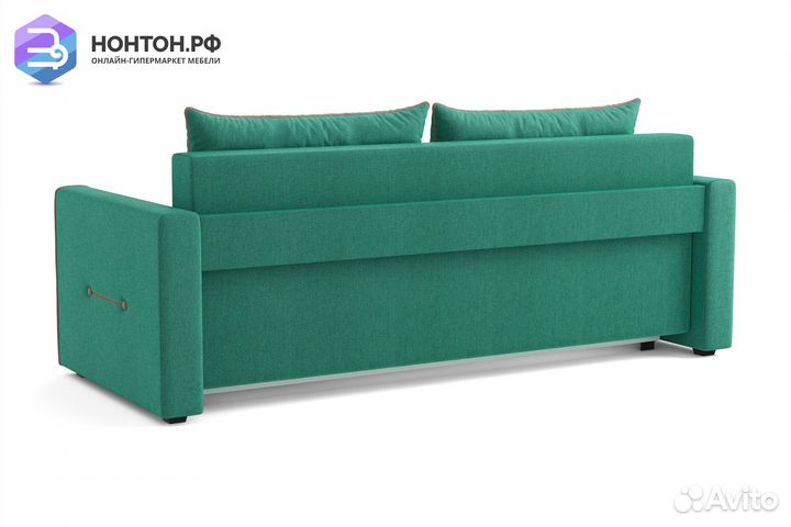 Диван еврокнижка Оригами зеленый