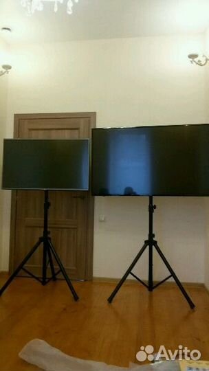 Аренда плазменной панели на стойке 55