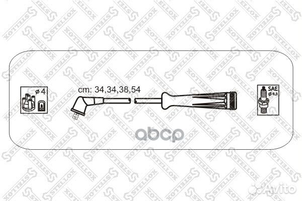 10-38018-SX к-кт проводов Renault Clio II/Scen