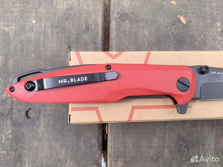 Нож складной Mr.Blade Convair Gen.2 (Black Stonewash, G10 Red)