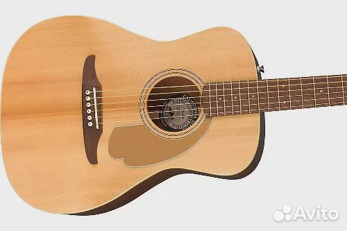 Электроакустическая гитара fender malibu player na