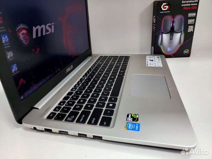 Тонкий asus c ips, i7,gtx950,12gb (гарантия)