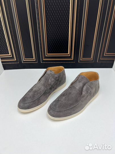 Лоферы Loro Piana Open Walk С Мехом Размеры 36-40