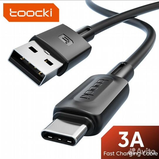 USB Type-C Кабель Toocki, 50 см, новый