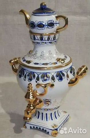 Гжель, самовар, СССР