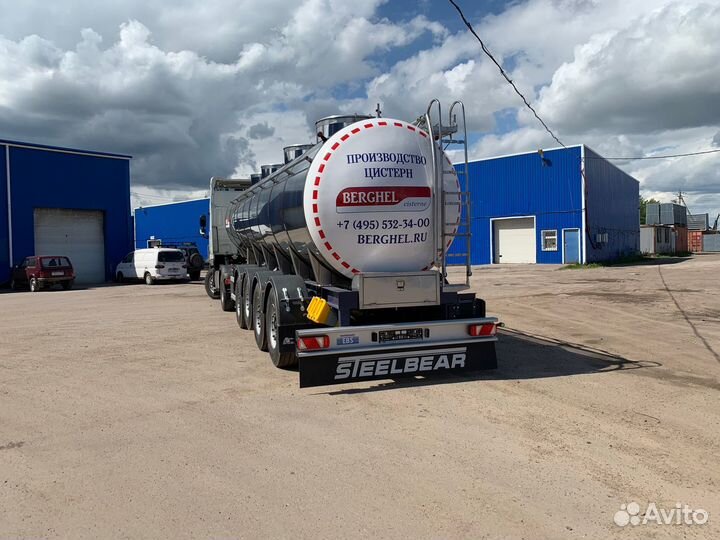 Полуприцеп пищевая цистерна BERGHEL 27000Л 4-осная, 2023