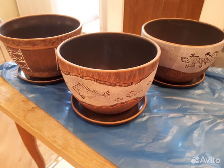 Горшки керамические для цветов