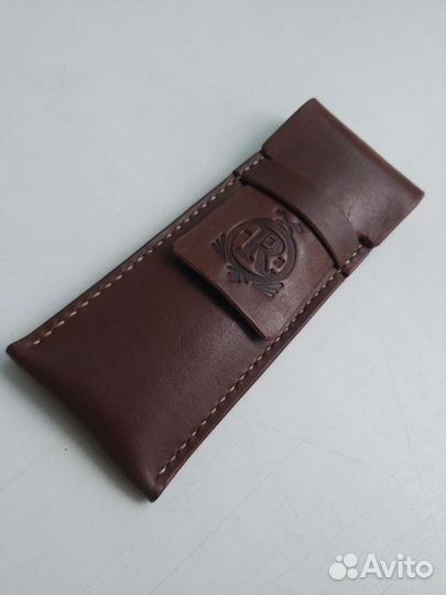 Пенал кожаный для ручек