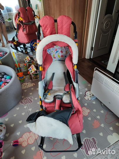 Сани коляска детские