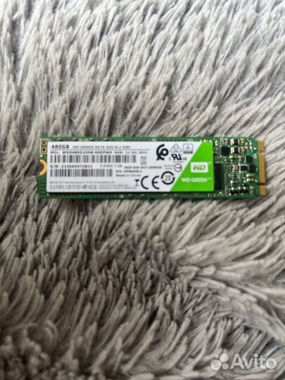 Твердотельный накопитель WD Green SSD, M.2 2280