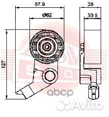 Ролик натяжной tybp-006 asva