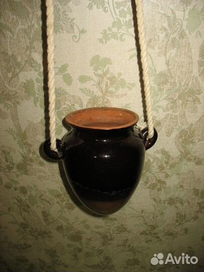 Керамическая подвесная ваза