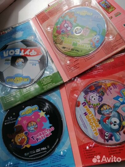 Dvd смешарики подарочный набор