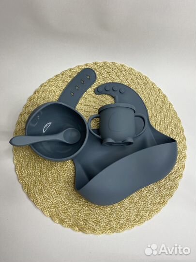 Детская посуда для кормления силиконовая