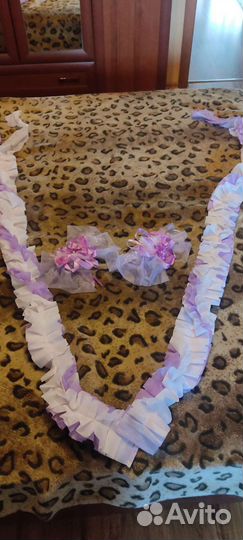 Свадебные украшения на машину продам