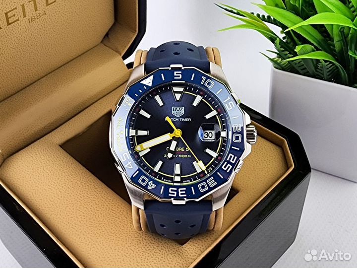 Часы мужские Tag Heuer Aquaracer премиум blue