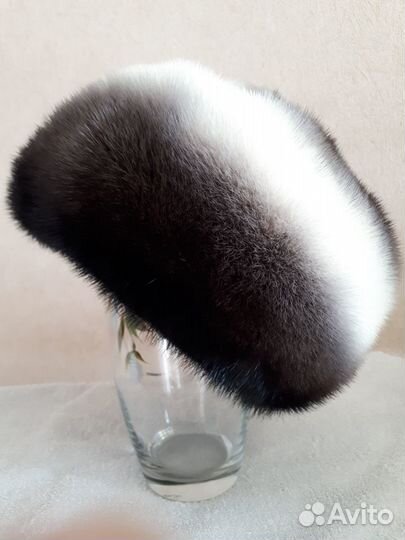 Женский норковый берет