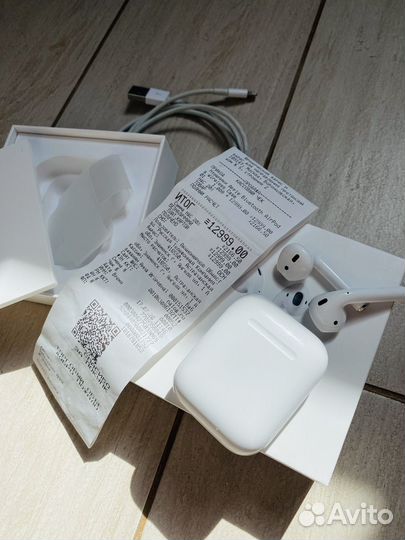 AirPods 2 с Чеком оригинал