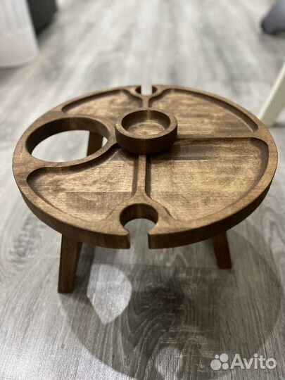 Винный столик складной