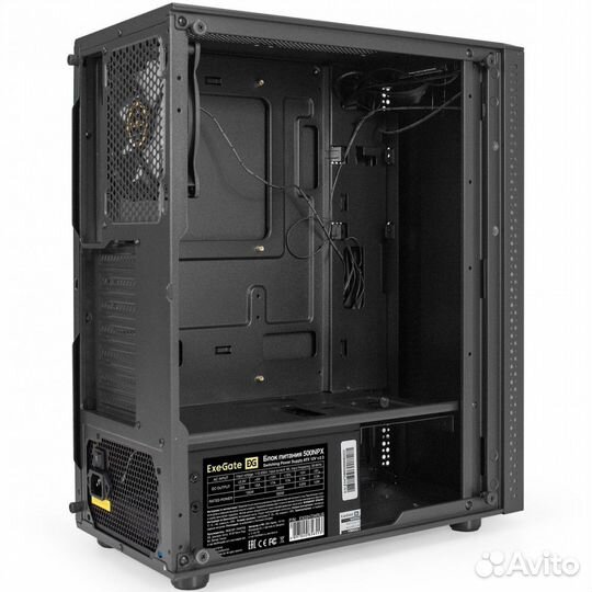 Корпус ExeGate Mistery Z4-NPX500 Black 567746