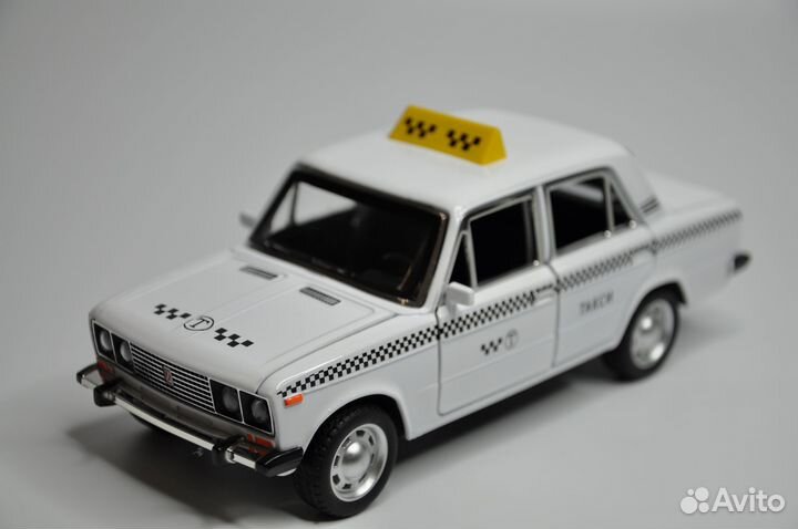 Модель автомобиля ваз 2106 (LADA) «Такси» металл