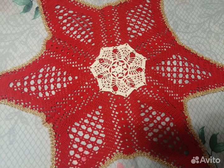 Вязанные салфетки