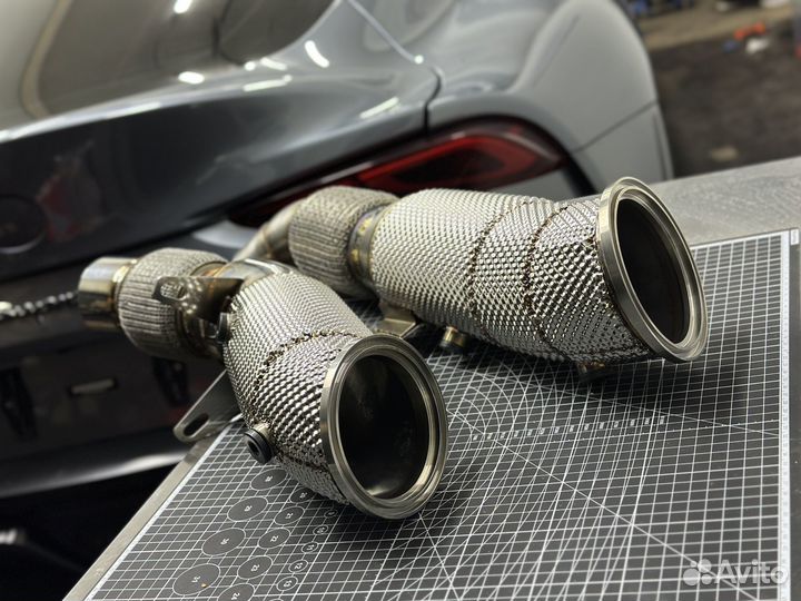 Даунпайп BMW B58/B48 Heat Shield