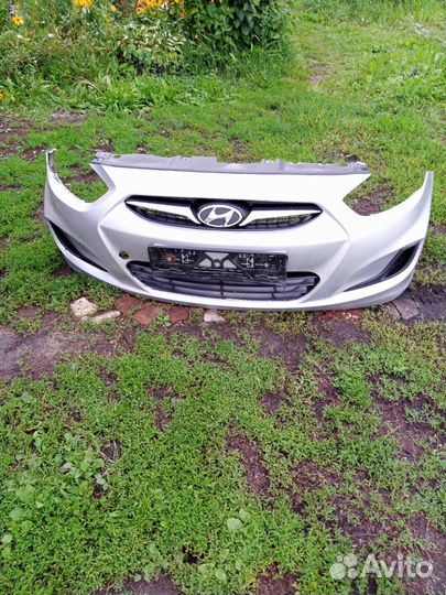 Бампер hyundai solaris