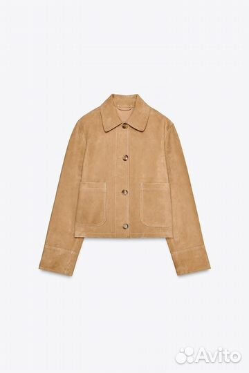 Жакет Zara кожаный