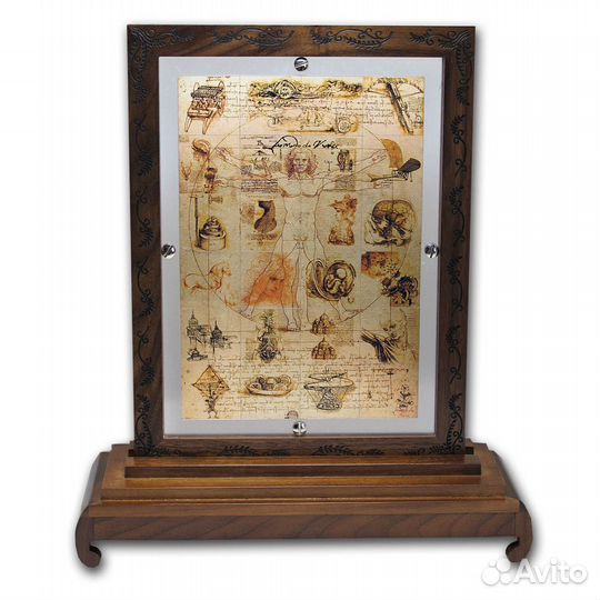 Ниуэ 2011 Кодекс Леонардо Да Винчи 1кг серебро