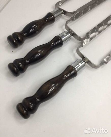 Шампур двойной для курицы и стейков