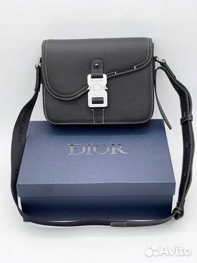 Сумка седло Christian Dior CD натуральная кожа