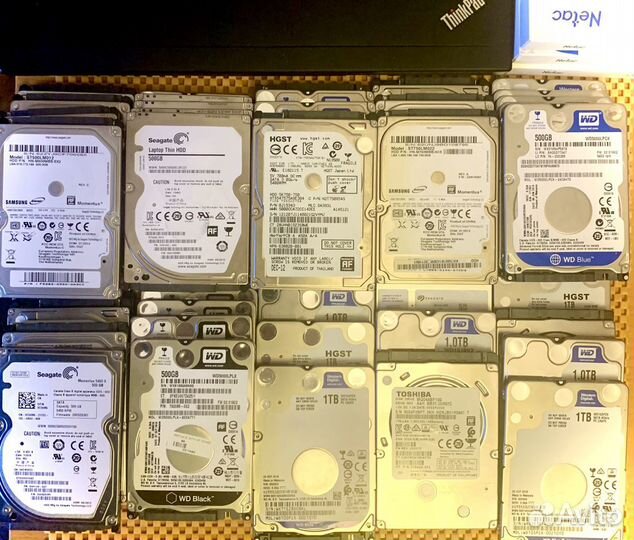 Жёсткие диски для ноутбука 80Гб-1Tб отл.сост от: