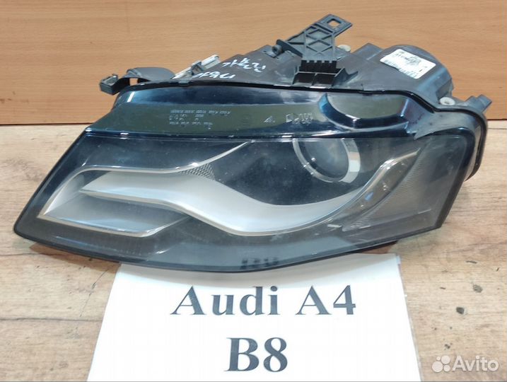 Фара левая адаптивный ксенон Audi A4 B8, 2010г