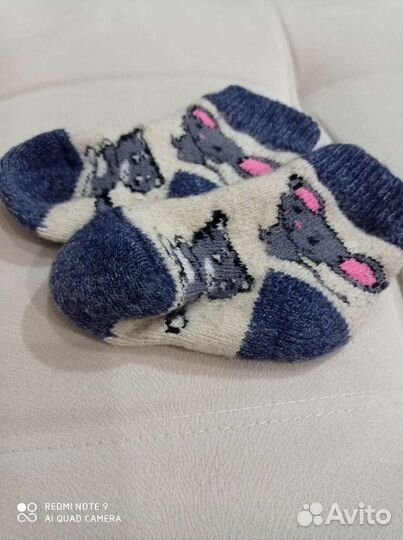 Шапка шлем и варежки