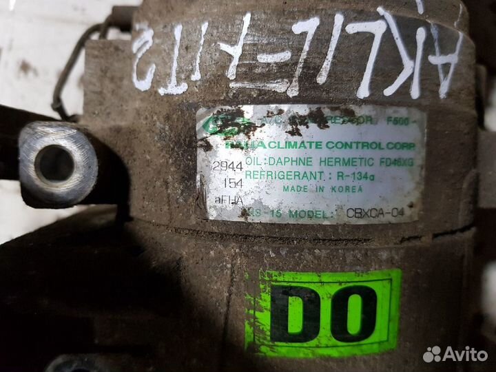 Компрессор кондиционера Hyundai Accent 2006 1.5
