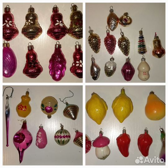 Елочные игрушки из СССР