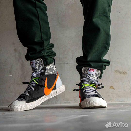 Кроссовки Nike Blazer Mid x Readymade Black Camo