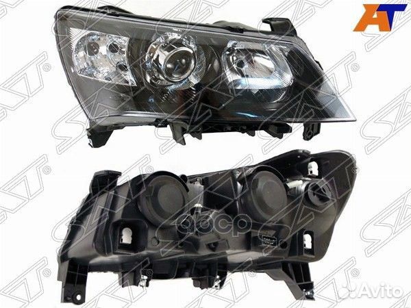 Фара geely emgrand C7 4D 09-17 RH черная ST-1A3