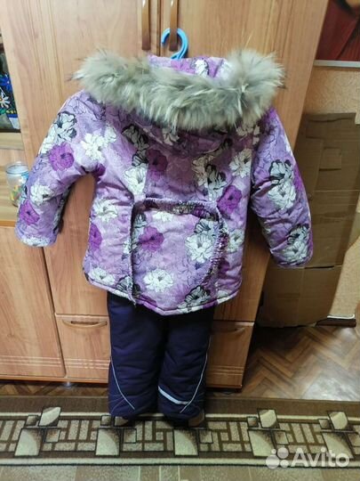 Зимний костюм для девочки 116-122