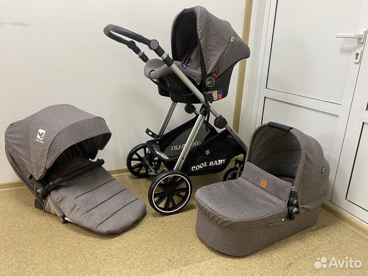 Новая модульная коляска 3в1 в наличии