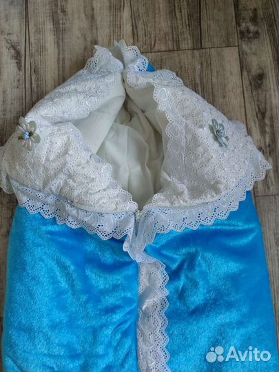 Конверт-одеяло для мальчика зимний