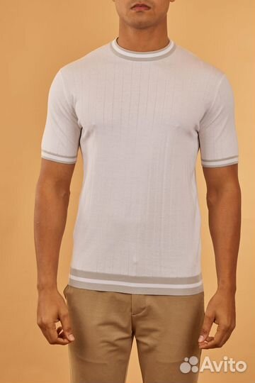 Футболка Eleventy из льна и хлопка