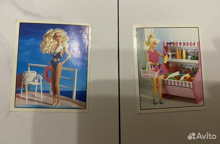 Наклейки Барби Star 1997 года и Барби 1993 года