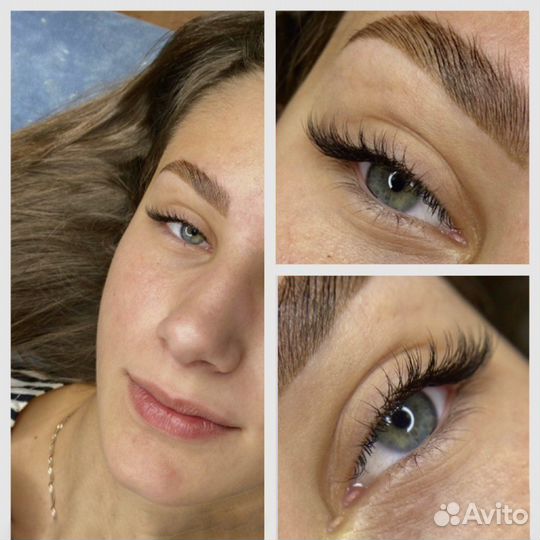 Наращивание/ламинирование ресниц/ брови/ обучение