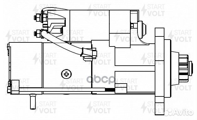 Стартер для а/м маз/урал с дв. ямз-236/238/565