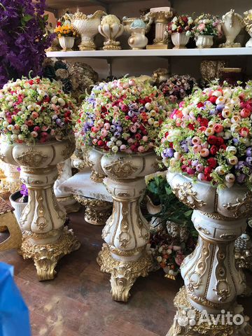 Искусственные цветы для декора