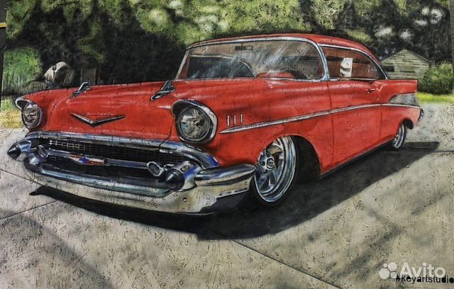 Chevrolet bel air картина